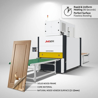 Panneau de porte stratifié à haute fréquence presse machine planche de bois multicouche faisant la machine