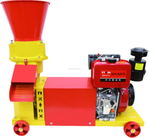 Nouvelle machine à granulés de bois automatique en acier diesel, petite, pour la production de granulés de sciure de bois, de paille, de son de blé pour <span class=keywords><strong>l</strong></span>'alimentation du bétail - Product Image 1