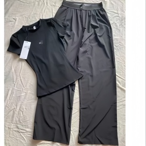 Nuovo Set Yoga Casual da Donna 2026 XX Luxury Brand Personalizzato AIL Estivo, Slim Fit, Maniche Corte, Pantaloni a Gamba Larga, Traspirante - Product Image 5