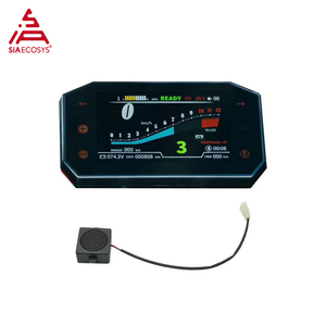 Compteur de vitesse pour moto électrique SiAECOSYS avec klaxon pour SCJ5066-1 SCJ3622-A, compteur kilométrique numérique réglable - Product Image 3