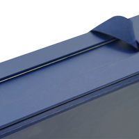 Boîtes de paquet de fête de faveur de mariage bleu marine en carton personnalisé avec logo Panier magnétique de luxe Emballage de boîte-cadeau bleu royal