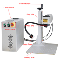 Machine de marquage laser à fibre Raycus, source ipg pour métal et plastique