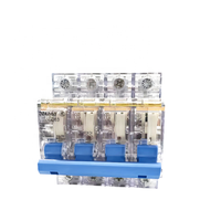 Disjoncteur miniature (MCB) DZ47-63 C63 à boîtier plastique, protection contre les fuites, triphasé quatre fils, 6kA 400V