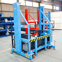 Plateforme de déchargement hydraulique manuelle mobile - 2-3T - Acier à haute teneur en manganèse - Hauteur de levage de 1700 mm - Chargement/déchargement de conteneurs