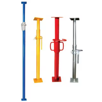Étais de soutènement réglables en acier robuste, capacité de charge 800 kg, vérins galvanisés pour la construction au Nigeria, au Ghana et en Afrique de l'Ouest
