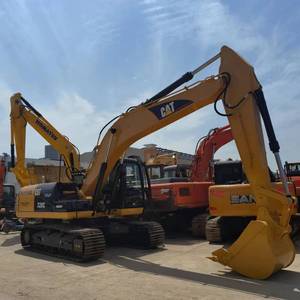 Excavatrice de construction de taille moyenne à rendement stable Caterpillar 320C pour la manutention des agrégats dans les centrales à béton - Product Image 5