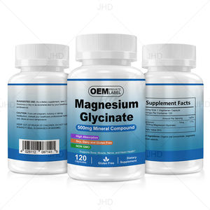 OEM Private Label 400mg 500mg capsule di glicinato di magnesio puro - Product Image 3
