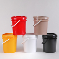 Harga Grosir Ember Plastik PP Putih 10L Anti Bongkar, Tahan Lama, dengan Tutup, Cetak Kustom, Garansi 2 Tahun