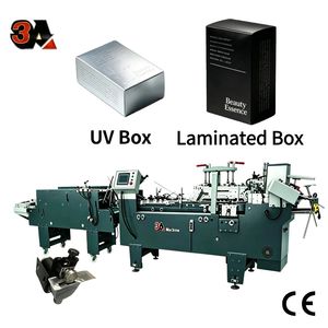 3A-580 Small Automatic <b>Folder</b> Gluer Cold Glue Machine for Boxes Electric Box Folding Paper Processing - Product Image 1