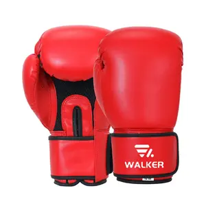 Customizable Logo PU Leather Boxing Gloves with Excellent Protection Performance for Training and Sparring