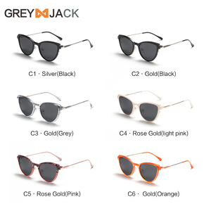 Nouvelles lunettes de soleil polarisées pour femmes, monture en acier inoxydable, verres TAC, couvercle miroir magnétique, style œil de chat, mode haut de gamme - Product Image 5