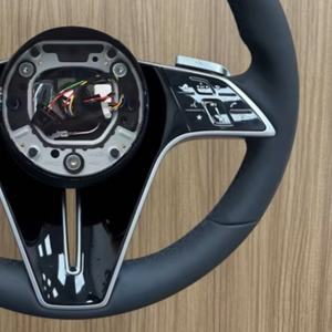 พวงมาลัยรถยนต์สำหรับเมอร์เซเดส-เบนซ์ เมย์บัค W167 W177 W190 W204 W205 W206 W213 W217 W222 คลาส B C E <span class=keywords><strong>S</strong></span> G V คลาส CLS GLC GLE GLS - Product Image 4