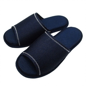 Chaussons d'hôtel en maille marine à bout ouvert, lavables, à enfiler, pour salle de bain, douche, chambre d'hôtes, été - Product Image 3