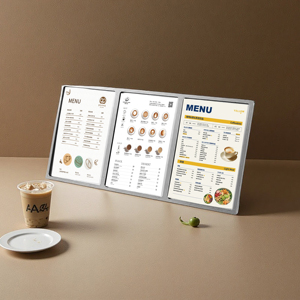 Bảng hiển thị kim loại bảng hiển thị <span class=keywords><strong>Menu</strong></span> hiển thị đứng <span class=keywords><strong>menu</strong></span> Nhà Hàng Giá đặt hàng tờ khách sạn phục vụ quán cà phê bảng hiệu - Product Image 4