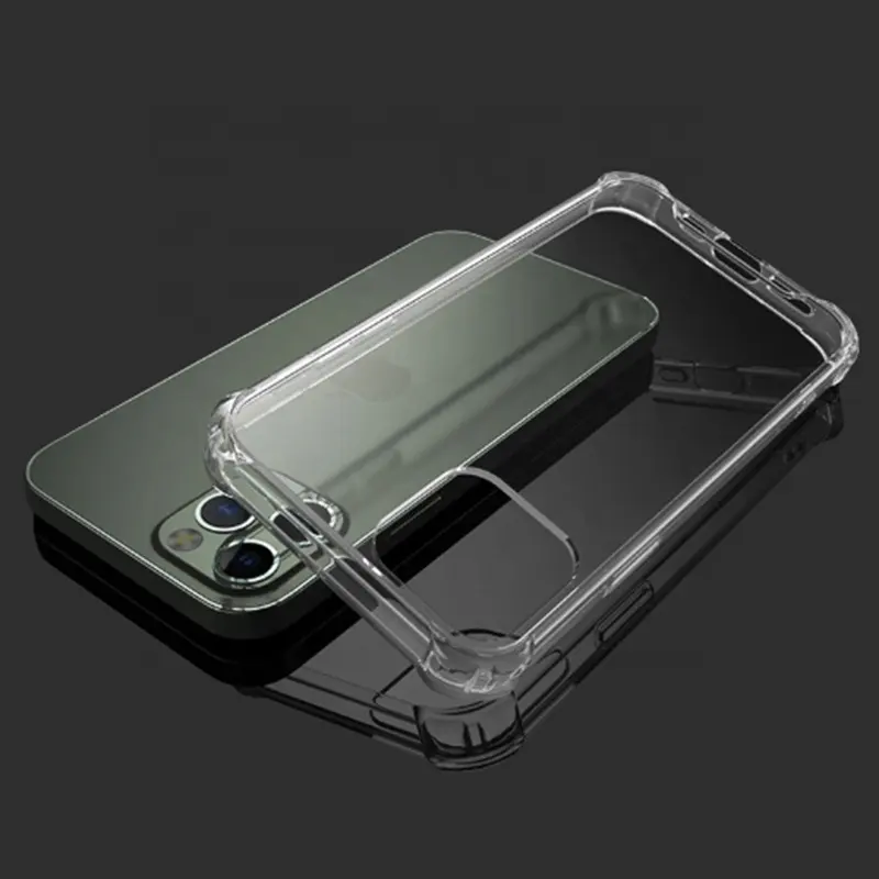 Wholesale Cheap Shock Proof Crystal Clear Soft Tpu Mobile Phone Case Cover For Iphone 11 Pro Max X 8 7 6 Plus 12 Backcovers