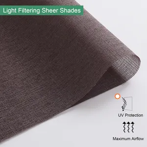 Manufacturer Supplier Uv Protection Bead Chain Hotel Roller Shades Roller Screen Blinds Indoor