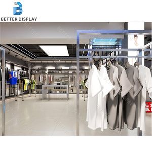 Mobilier pour magasin de vêtements Présentoir design de style blanc Magasin de vêtements Décoration pour magasin de vêtements - Product Image 3