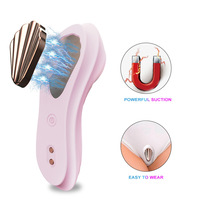 Vibrateur portable étanche à commande par application, à fixation magnétique, 10 modes de vibration, jouet sexuel pour femmes
