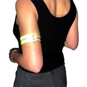 Brassard réglable 2026 avec logo personnalisé, couleur verte, élastique, pour cheville - Product Image 3
