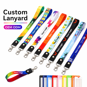 Custom <b>Lanyard</b> Factory Personalized Logo Printing Neck Strap With Retractable Badge Reel ID Holder For Corporate Events - Product Image 1