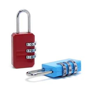 3 Digit Dial Combination Code <strong>Lock</strong> Luggage Backpack Password Padlock <strong>Suitcase</strong> Drawer <strong>Lock</strong> Bag Parts Accessory Metal Luggage <strong>Lock</strong> - Product Image 1