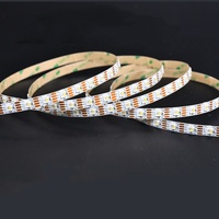 Bande LED numérique 12V SK6812 RGBW adressable, 60 LED/m, IP20, télécommande, éclairage paysager, bande lumineuse intelligente à pixels pleine couleur
