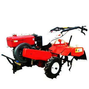 Mini rotavator tiller với giá thấp lĩnh vực nông nghiệp máy mini máy kéo tu đi bộ tay máy kéo điện tiller