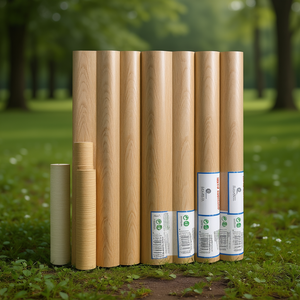 วอลเปเปอร์ลายไม้ 45 ซม. x 2 ม. 12 ม้วนต่อถาด สำหรับตกแต่งผนัง - Product Image 2