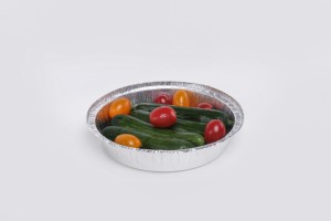 Barquette jetable en <span class=keywords><strong>aluminium</strong></span> argenté, résistante au four, de qualité alimentaire, <span class=keywords><strong>pour</strong></span> plats à emporter, aliments surgelés et repas prêts à consommer - Product Image 4