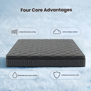 Modern Luxury Pocket Spring Hybrid Gel <b>Memory</b> <b>Foam</b> <b>Mattress</b> Queen King Size Cooling Comfort Medium Firm Hotel Home Bed - Product Image 4