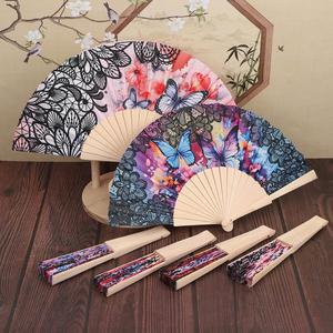 Nouvel Arrivage – Éventail Pliant Portable en Bambou Peint, Personnalisable (Logo & Couleur), 28cm/33cm, Idéal Mariages & Fêtes – Vente en Gros - Product Image 6