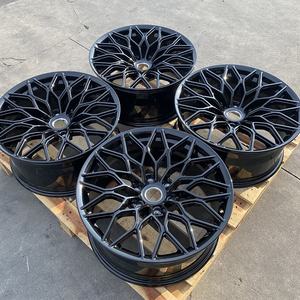 Roue personnalisée d'usine noir brillant pour BMW PORSCHE <span class=keywords><strong>LAMBORGHINI</strong></span> <span class=keywords><strong>18</strong></span> 19 20 21 22 23 pouces 5x112 5X114.3 5X130 jante forgée - Product Image 6