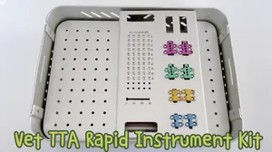 Conjunto de instrumentos ortopédicos veterinários,