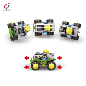 การเขียนโปรแกรมยานพาหนะทางวิศวกรรมเด็กรถบังคับไฟฟ้ามอนสเตอร์รถบรรทุกการแสดงความสามารถใหม่ล่าสุดสมาร์ทเด็ก Rc ผาดโผนรถบรรทุกรถ - Product Image 3