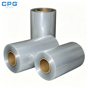 Rollo de Película Retráctil PETG, Película para Etiquetas Retráctiles de Grado Estándar 35μm, Alta Resistencia a la Tensión, Película para Etiquetas de Botellas de Cosméticos - Product Image 1