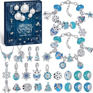 Frozen Winter-Thema Weihnachts-Überraschungsbox Spielzeug 2026 Mädchen Prinzessinnen-Serie Legierung 24-Tage-Countdown Feiertagsgeschenkset - Product Image 1