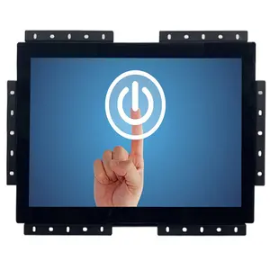 Wall Mount Embedded Pure Flat 15 inch Open Frame Capacitive Touch LCD Monitor 15 inch Touch Screen monitor with USB HDMIed VGA