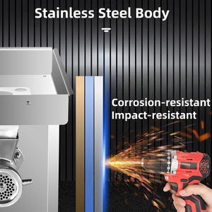 Un <span class=keywords><strong>proprio</strong></span> marchio ad alta potenza industriale tritacarne congelatore commerciale su larga scala nuova condizione - Product Image 4