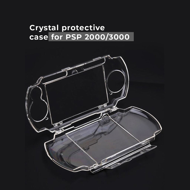 Clear Hard Cover Crystal Case for PSP 1000 2000 3000 Transparent Protector Shell Case for PSP Console Accessories