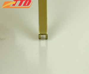 แถบขึ้นรูปทองเหลืองเทคโนโลยีขั้นสูงสำหรับอุปกรณ์เสริมในบ้านขนาดดีไซน์ตามสั่งสไตล์โรงงานขายส่งโลหะทองเหลือง ttd - Product Image 1