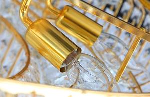 مصباح سقف كريستالي حديث وأوربي مخصص من JYLIGHTING مصباح سقف كريستالي فاخر مصنوع من الحديد LED مثبت بمصابيح سقف كريستالية لقاعة فندق وفيلا - Product Image 5