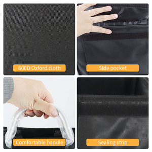 Organizador de Maletero de Coche Portátil con Asas, Organizador de Equipaje Plegable Multifuncional con Bolsillos, Caja de Almacenamiento para Coche de Tela Oxford con Tapa Superior - Product Image 4