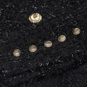24218 <span class=keywords><strong>Cardigan</strong></span> da donna di alta qualità, novità primavera/autunno, in maglia elastica a maniche lunghe con nappe e bottoni dorati, girocollo. - Product Image 6