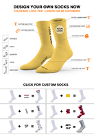 Chaussettes en coton personnalisées de haute qualité, colorées, tendance, pour hommes et femmes, chaussettes décontractées, logo personnalisé