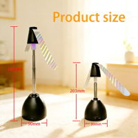 Ventilateur anti-moustiques et insectes solides, électrique, rechargeable, écologique, à pales souples, autonomie de 2 heures, pour usage extérieur
