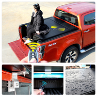 Couvercle de couvercle de rouleau en aluminium dur de ramassage couvercle de Tonneau rétractable électrique hilux pour Toyota toundra Tacoma ford ranger wildtrak
