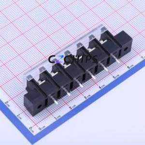 KF38CM-8.25-6P Barrier Terminal Block Through hole Component (THT),P=8.25mm Connector With Cover Plate 8.25mm 1x6P Straight Pin - Product Image 2