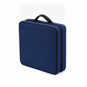 Stadium <b>Seat</b> Cushion Foldable <b>Foam</b> <b>Pad</b> Polyester Cover Carry Handle Custom Logo Screen Printed Bleacher Gift - Product Image 3