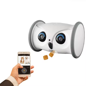 Jouet interactif intelligent pour chien en forme de hibou robot, écologique, moderne, amusant, éducatif, jouet pour animaux de compagnie - Product Image 1