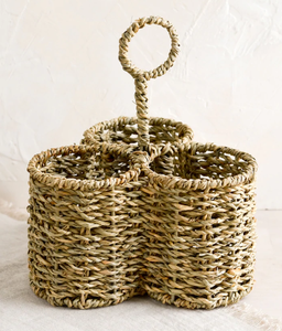 Seagrass Utensil <b>Caddy</b> Holder Handmade Natural High Quality in Vietnam - Product Image 4